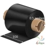 Красящая лента (риббон) 100 мм. х 100 м. Wax ST Out Черный, втулка 0.5 дюйма (110мм ширина) 