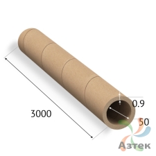 Втулка картонная (шпуля, гильза) 50х0.9х3000 мм IQ code