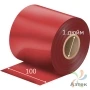 Риббон 100 мм. х 200 м. Resin цветной Out Красный, втулка 1 дюйм 