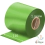 Риббон 110 мм. х 450 м. Wax/Resin цветной Out Зеленый, втулка 1 дюйм 