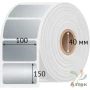 Этикетка самоклеящаяся 100х150 (рядов 1 по 500 шт) PET Matt Silver в рулоне, втулка 40 мм (к) IQ code