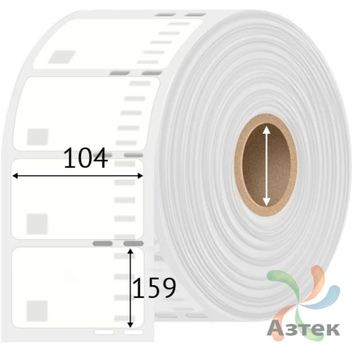  Этикетка самоклеящаяся 104х159 (рядов 1 по 220 шт) DYMO в рулоне, IQ code 
