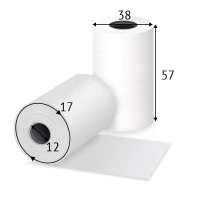 Чековая лента 57 (мм) x 17 (м), втулка 12 мм