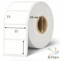 Этикетка самоклеящаяся 15х15 (рядов 1 по 5 800 шт) Полипропилен белый в рулоне, втулка 40 мм (к) IQ code