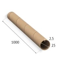 Картонная втулка (шпуля, гильза) 25х2,5х1 000 мм IQ code