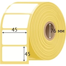 Этикетка самоклеящаяся 45х45 (рядов 1 по 500 шт) Termo TOP deep freeze в рулоне, втулка 76 мм (к) IQ code