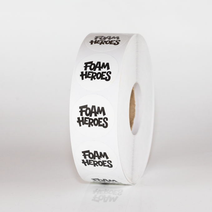 Печать черно-белых этикеток