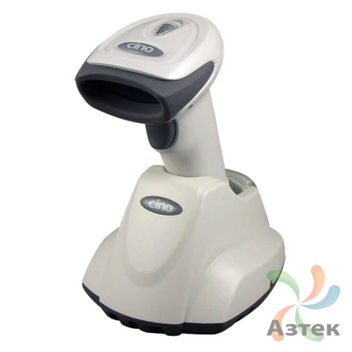 Сканер штрих-кода Cino F680BT 1D  Image, светлый беспроводной, Bluetooth, PS/2 кабель, базовая станция