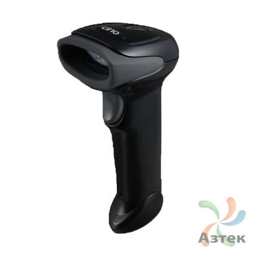 Сканер штрих-кода Cino F680BT 1D  Image, темный беспроводной, Bluetooth, USB-HID, USB-COM, базовая станция