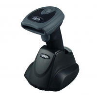 Сканер штрих-кода Cino F780BT 1D  Image, темный беспроводной, Bluetooth, PS/2 кабель, базовая станция