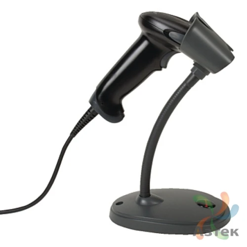 Сканер штрих-кода Honeywell 3800g 1D  Image, темный ручной, USB-HID, USB-COM