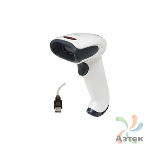 Сканер штрих-кода Honeywell Voyager Lite 1250G 1D  Лазерный, светлый ручной, USB-HID, USB-COM, подставка
