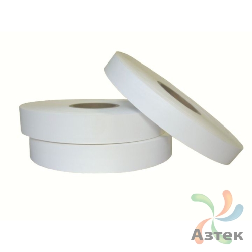 Нейлоновая лента 80мм х 200м втулка 76 мм, цвет - белый	