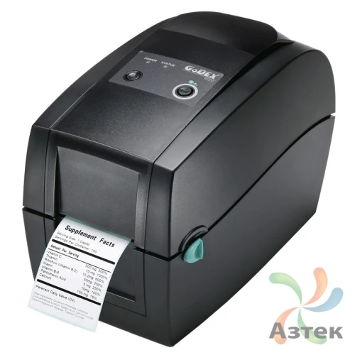 Принтер этикеток Godex RT200 термотрансферный 203, Ethernet, USB, RS-232, 011-R20E52-000