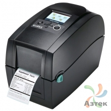 Принтер этикеток Godex RT200i термотрансферный 203, LCD, Ethernet, USB, USB Host, RS-232, 011-R20iE02-000