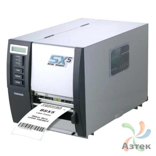 Принтер этикеток Toshiba B-SX5T термотрансферный 300, LCD, RS-232, B-SX5T-TS22-QM-R