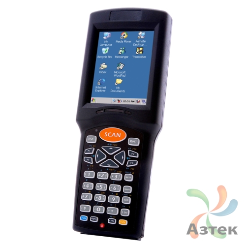 Терминал сбора данных Bitatek IT8000-2D 1D/2D CMOS-имиджер темный 256 Мб, 32 кл., Windows, Bluetooth, WiFi, БП, кабель USB, ПО для 1с, блок питания