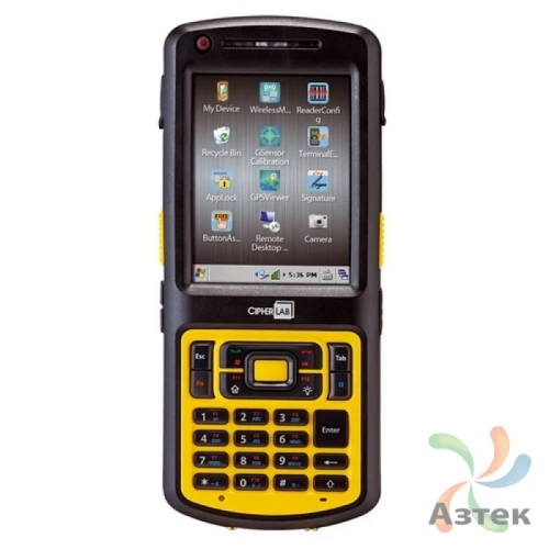 Терминал сбора данных CipherLab 5571-L 1D Лазерный темный 4 Гб, Windows, Bluetooth, WiFi, БП, камера, кабель с защелкой USB, блок питания