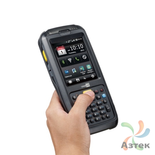 Терминал сбора данных CipherLab 6090-L 1D Лазерный темный 4 Гб, Windows, Bluetooth, WiFi, 3G, GPS, БП, камера, блок питания