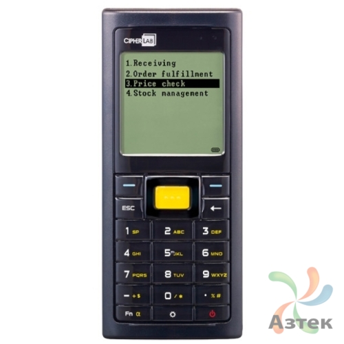 Терминал сбора данных CipherLab 8230L 1D Лазерный темный 8 Мб, 24 кл., Bluetooth, WiFi, без подставки, кабель USB, ПО для 1с, SRAM 4 Мб, блок питания