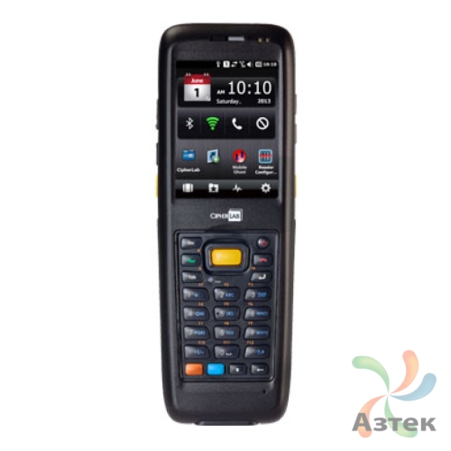 Терминал сбора данных CipherLab 9200-2D 1D/2D CMOS-имиджер темный 512 Мб, 23 кл., Windows, Bluetooth, WiFi, 3G, GPRS, GPS, БП, камера, кабель с защелкой USB/RS-232, ПО для 1с, блок питания