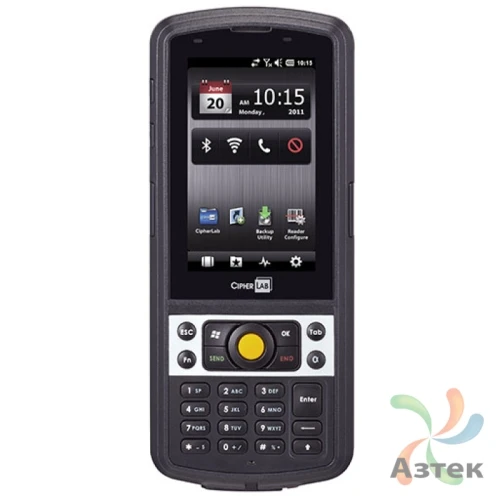 Терминал сбора данных CipherLab CP30-2D 1D/2D CMOS-имиджер темный 512 Мб, 28 кл., Windows, Bluetooth, WiFi, 3G, GPRS, GPS, БП, камера, кабель USB, ПО для 1с, блок питания