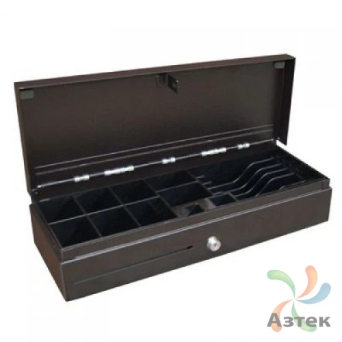 Денежный ящик HPC System HPC 460FT темный, крышка для инкассации