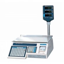 Весы CAS LP-15R (v.1.6) RS-232 настольные торговые до 15 кг с печатью этикеток