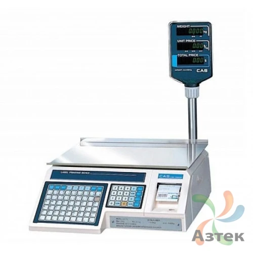 Весы CAS LP-15R (v.1.6) RS-232 настольные торговые до 15 кг с печатью этикеток