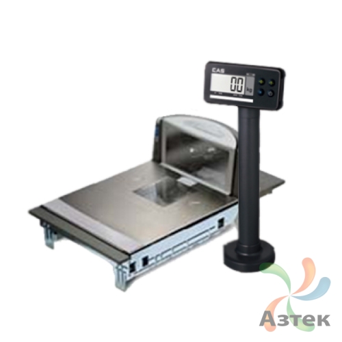 Весы CAS PDSII-15D RS-232 встроенные торговые до 15 кг