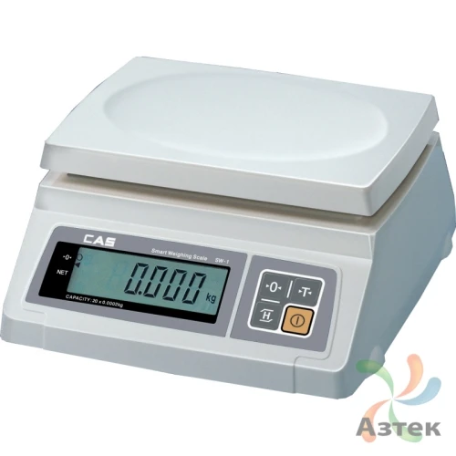 Весы CAS SW-5 настольные порционные до 5 кг, пластик