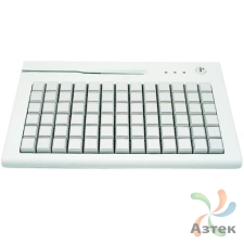 Pos-клавиатура HengYu S78A белая с ридером магнитных карт на 1, 2, 3 дорожки