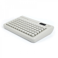 Pos-клавиатура HengYu S78D-SP белая с ридером магнитных карт на 1, 2, 3 дорожки