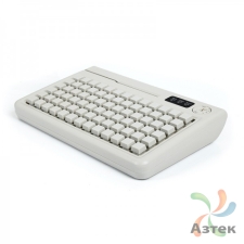 Pos-клавиатура HengYu S78D-SP белая с ридером магнитных карт на 1, 2, 3 дорожки
