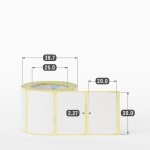 Термоэтикетка ЭКО 30х20 (рядов 1 по 200 шт) в рулоне, втулка 25 мм (к) IQ code