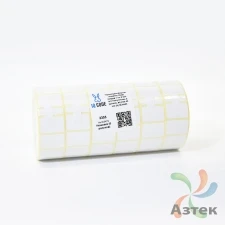 Термотрансферная этикетка 30х20 (рядов 1 по 2 000 шт) Полуглянец в рулоне, втулка 40 мм (к) IQ code