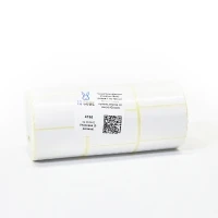 Термотрансферная этикетка 58х40 (рядов 1 по 700 шт) Полуглянец в рулоне, втулка 40 мм (к) IQ code