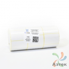 Термотрансферная этикетка 58х40 (рядов 1 по 700 шт) Полуглянец в рулоне, втулка 40 мм (к) IQ code