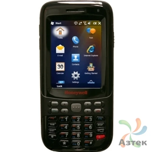 Терминал сбора данных Honeywell Dolphin 6000 1D Лазерный темный 512 Мб, 29 кл., Windows, Bluetooth, WiFi, GPRS, GPS, камера, блок питания