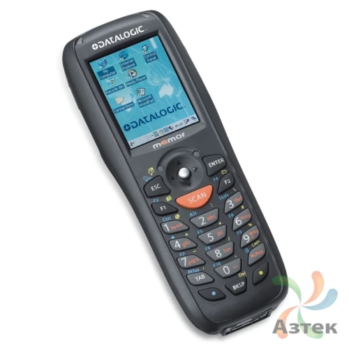 Терминал сбора данных Datalogic Memor 1D Лазерный 256 Мб, 23 кл., Windows, Bluetooth, WiFi, БП, кабель mini USB, EU, блок питания