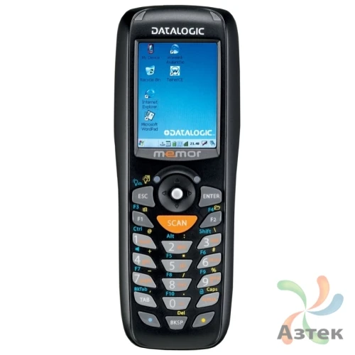 Терминал сбора данных Datalogic Memor 1D Лазерный 256 Мб, 23 кл., Windows, Bluetooth, WiFi, БП, кабель mini USB, EU, блок питания
