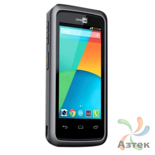 Терминал сбора данных CipherLab RS30-L/R 1D Лазерный темный 8 Гб, Android, Bluetooth, WiFi, GPRS, GPS, RFID, БП, камера, кабель с защелкой USB/micro USB, ПО для 1с, блок питания