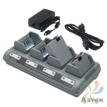 Зарядное устройство на 4 аккумулятора для Zebra серии QLn, QL