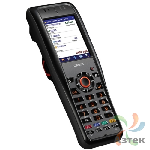 Терминал сбора данных Casio DT-X200-20E 1D/2D CMOS-имиджер 512 Мб, Bluetooth, WiFi, блок питания