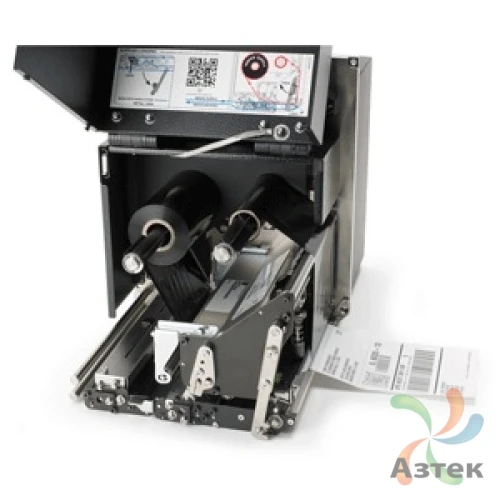 Принтер этикеток Zebra ZE500-4 термотрансферный 203, LCD, Ethernet, USB, RS-232, левосторонний, ZE50042-L0E0000Z