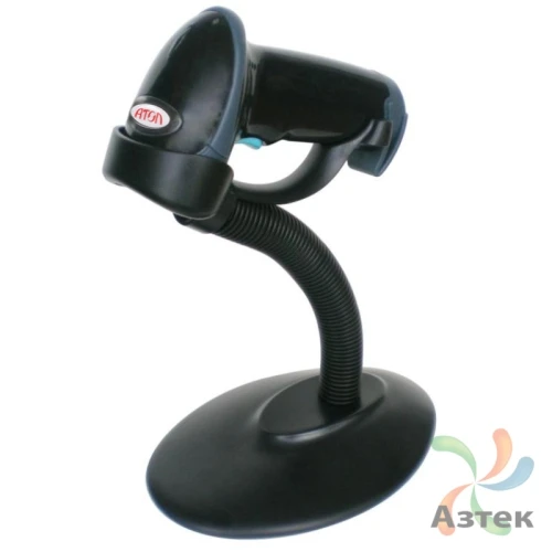 Сканер штрих-кода Атол SB 1101 1D  Лазерный, темный ручной, USB кабель, без подставки