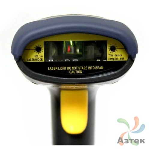 Сканер штрих-кода Атол SB 1101 1D  Лазерный, темный ручной, USB кабель, подставка