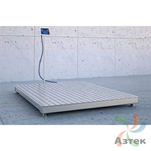 Весы Невские весы ВСП4-А-150 1250х1250 RS-232 напольные промышленные до 150 кг с индикатором НВТ-9, нержавеющая сталь