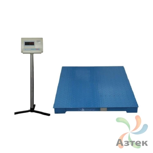 Весы Невские весы ВСП4-А-3000 750х750 RS-232 напольные промышленные до 3 000 кг с индикатором НВТ-9, конструкционная сталь