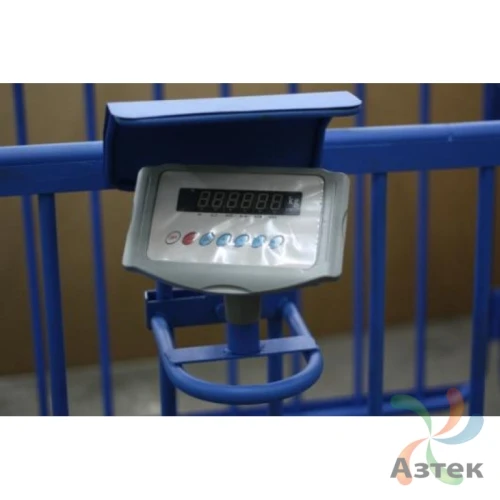 Весы Невские весы ВСП4-1500 ЖСО 2000х1250 RS-232 напольные животноводческие до 1 500 кг с индикатором НВТ-9, конструкционная сталь